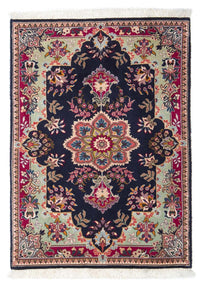 Tapis persan - Tabriz - Royal - 90 x 60 cm - bleu foncé