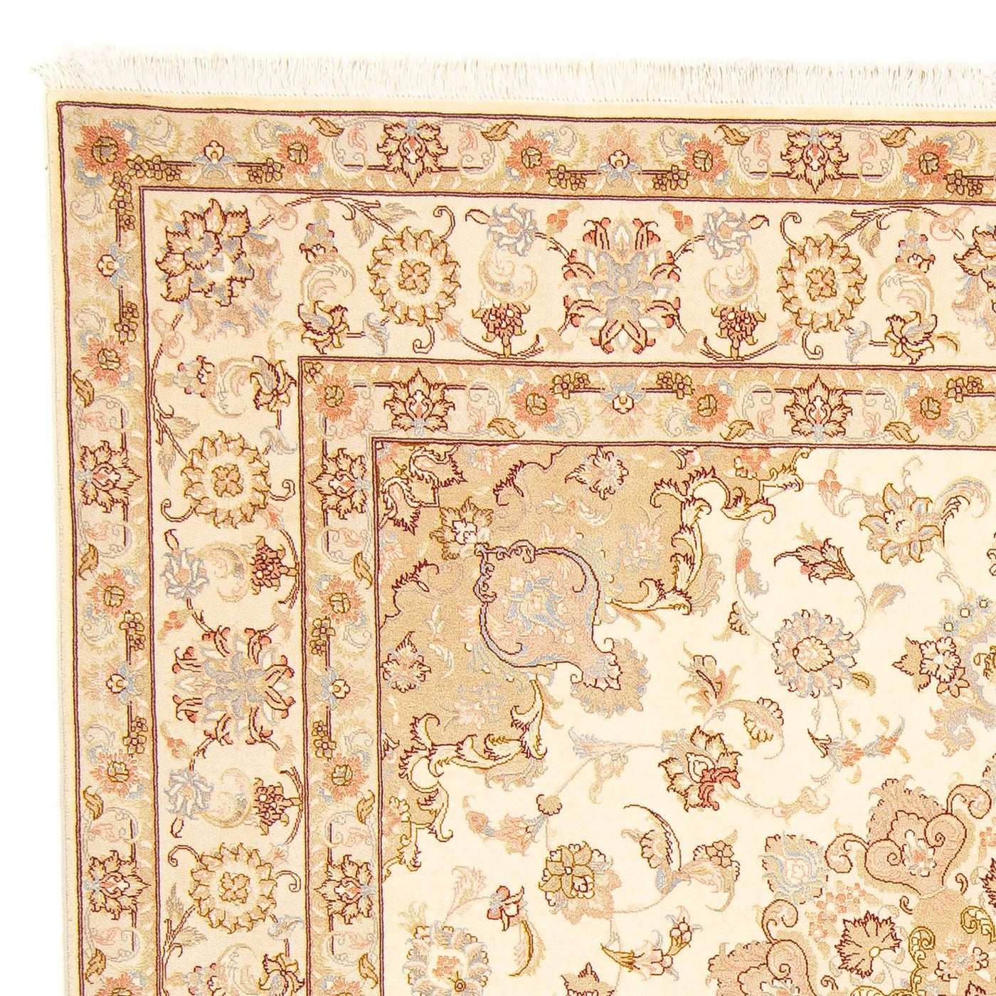Täbriz - 50 Raj Teppich 206x202cm - Perserteppich