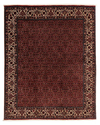 Tapis persan - Bidjar - 249 x 202 cm - rouge foncé