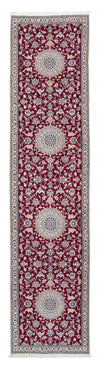 Nain - 9La Tappeto 89x393cm - Tappeto persiano - rosso scuro - Passatoia / Rosso scuro / 89 x 393 cm Passatoia