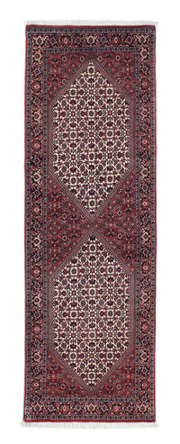Tapis de couloir Tapis persan - Bidjar - 209 x 75 cm - rouge