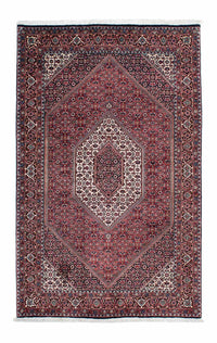 Tapis persan - Bidjar - 200 x 130 cm - rouge clair