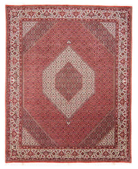Tapis persan - Bidjar - 312 x 256 cm - rouge clair