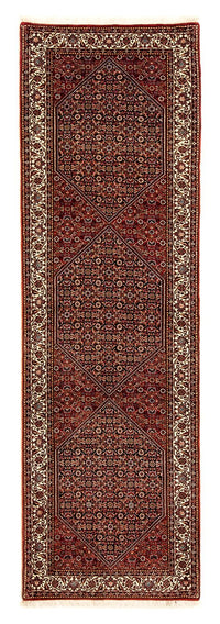 Tapis de couloir Tapis persan - Bidjar - 303 x 84 cm - multicolore