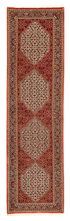 Tapis de Bidjar Tapis 85x314cm - Tapis persan - rouge foncé - Tapis de couloir / Rouge foncé / 85 x 314 cm Tapis de couloir