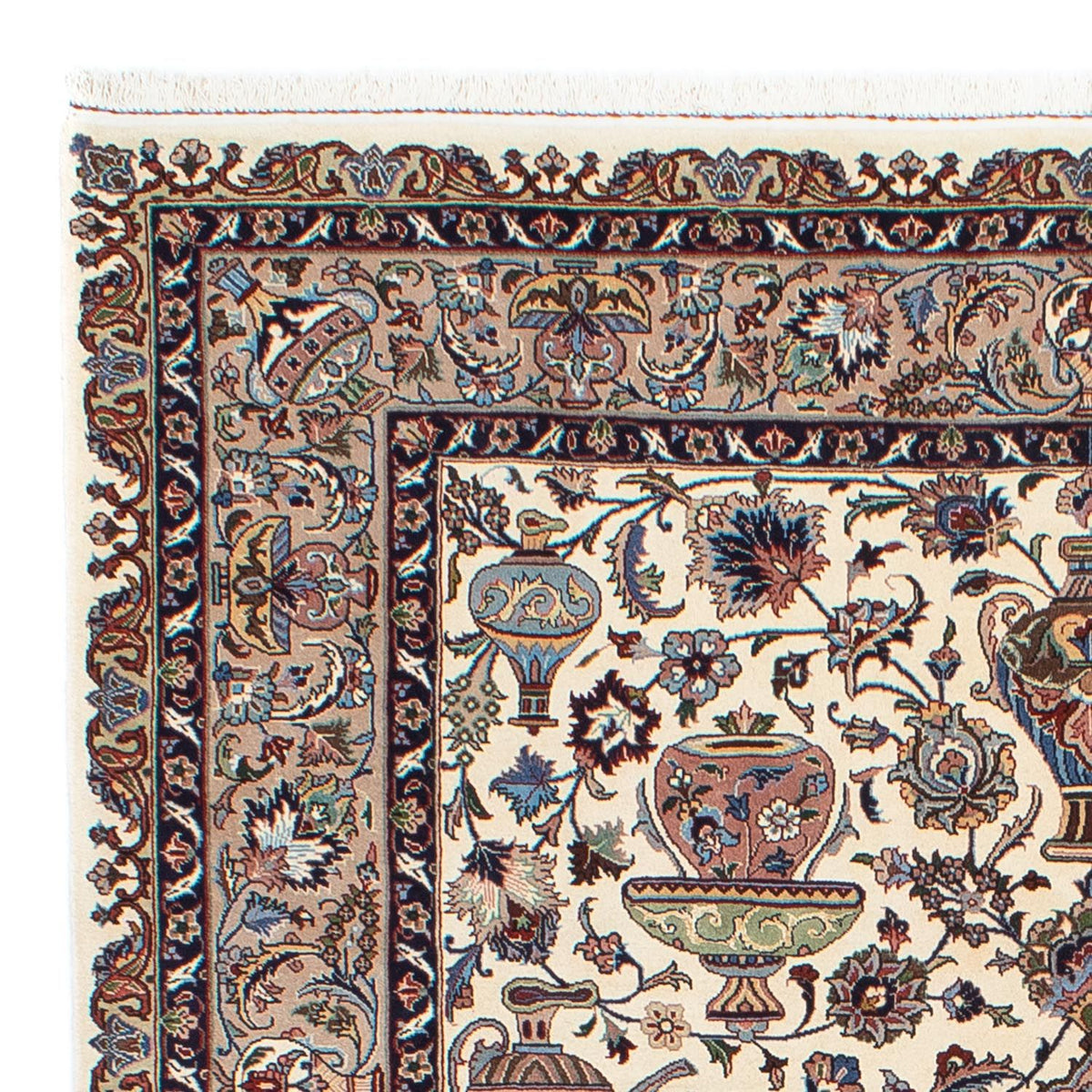 Kaschmar Teppich 198x276cm - Perserteppich - beige