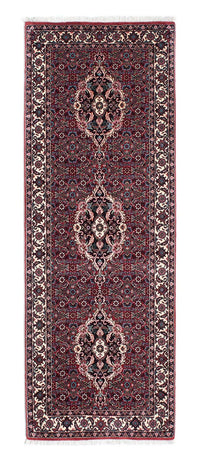 Tapis de couloir Tapis persan - Bidjar - 200 x 73 cm - rouge