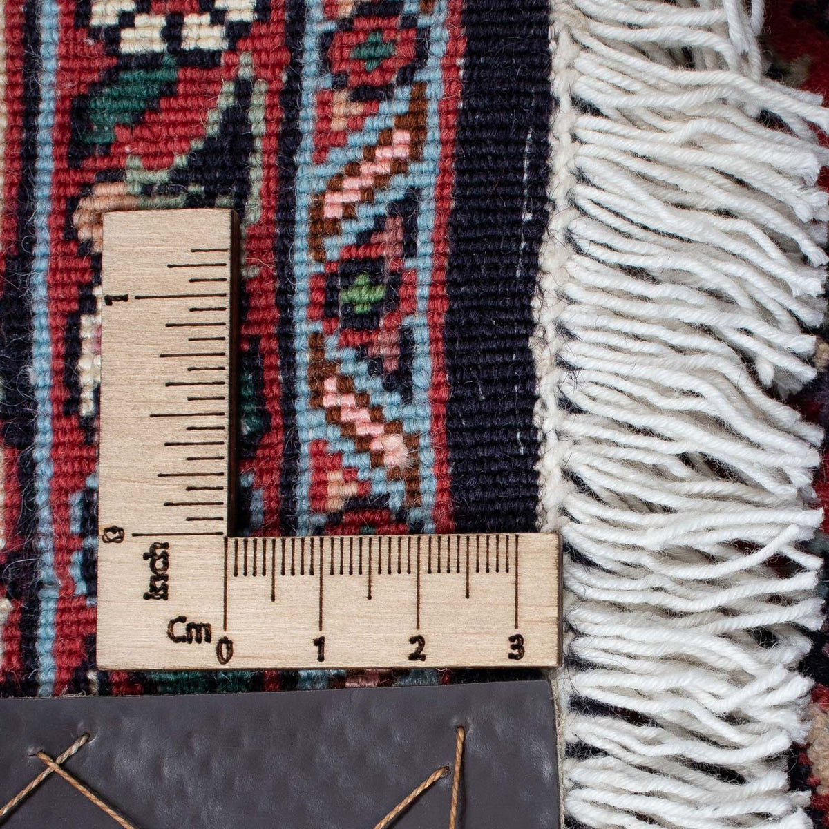 Tapis persan - Bidjar - 204 x 131 cm - rouge clair