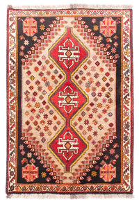 Tapis persan - Nomadic - 160 x 110 cm - marron clair