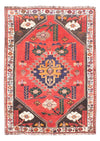 Qashqai Tapis 110x160cm - Tapis persan - rouge foncé - Rectangle / Rouge foncé / 110 x 160 cm Rectangle