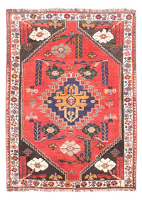 Tapis persan - Nomadic - 160 x 110 cm - rouge foncé