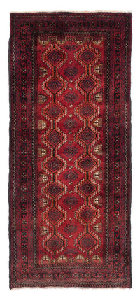 Tapis de couloir Tapis Belutsch - 164 x 80 cm - rouge foncé