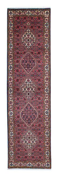 Tapis de couloir Tapis persan - Bidjar - 308 x 81 cm - rouge clair