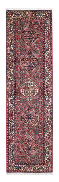 Tapis de couloir Tapis persan - Bidjar - 290 x 82 cm - rouge clair