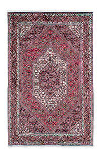 Tapis persan - Bidjar - 204 x 131 cm - rouge clair
