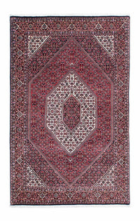 Tapis persan - Bidjar - 203 x 127 cm - bleu foncé