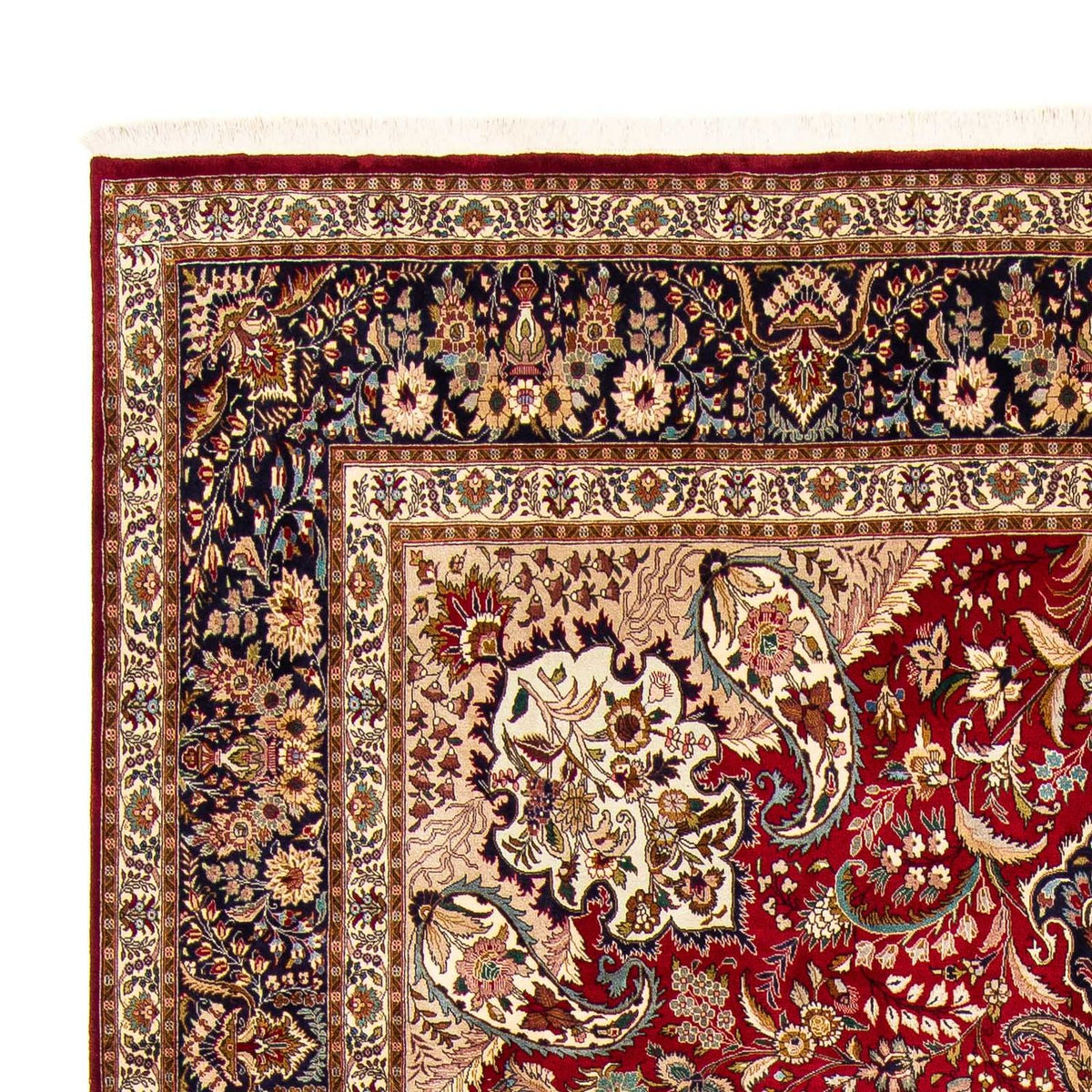 Tabriz - 50 Raj Tappeto 297x400cm - Tappeto persiano - rosso scuro