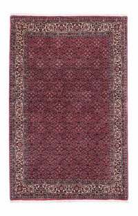 Tapis persan - Bidjar - 207 x 132 cm - rouge clair