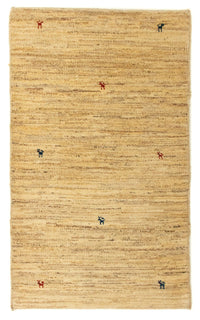 Tapis Gabbeh - Persan - 135 x 78 cm - beige