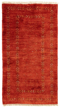 Tappeto Gabbeh - Persero - 137 x 75 cm - rosso scuro