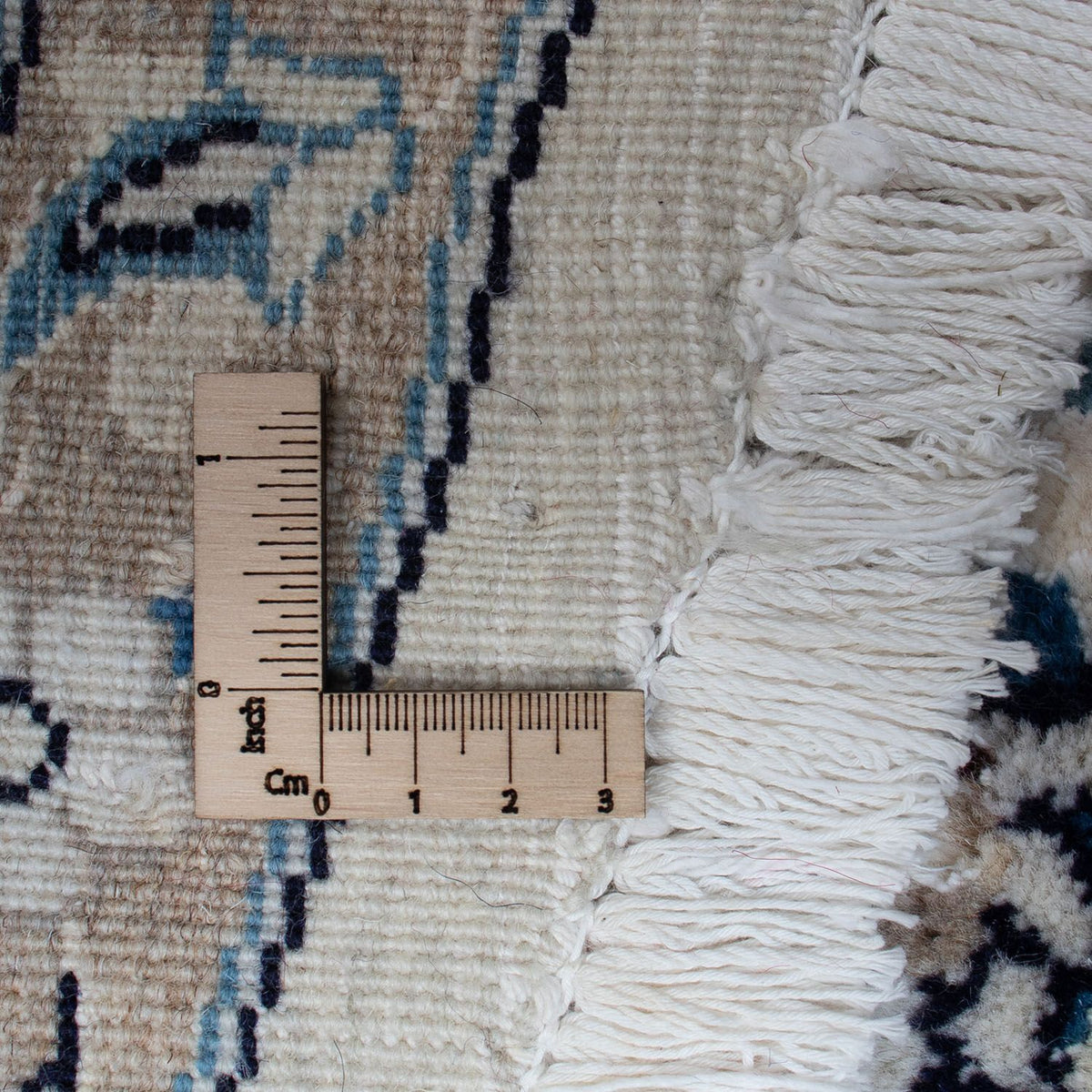 Perserteppich - Nain 245 x 245 cm - dunkelrot