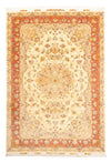 Tapis de Tabriz - 50 rangs Tapis 203x294cm - Tapis persan - beige - Rectangle / Beige / 203 x 294 cm Rectangle