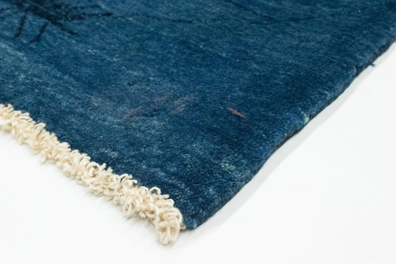 Gabbeh Teppich - Perser 150 x 102 cm - dunkelblau