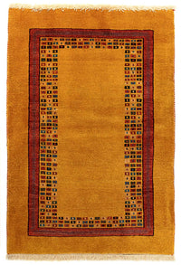 Tapis Gabbeh - Loribaft Persan - 118 x 84 cm - marron