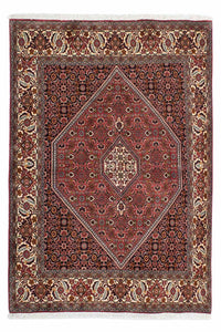 Tapis persan - Bidjar - 203 x 139 cm - rouge