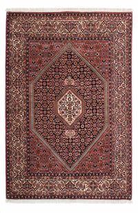 Tapis persan - Bidjar - 206 x 136 cm - rouge