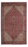 Bidjar - Zanjan Tapis 140x233cm - Tapis persan - rouge - Rectangle / Rouge / 140 x 233 cm Rectangle