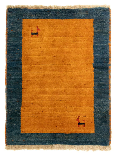 Gabbeh Teppich - Perser 64 x 85 cm - gold