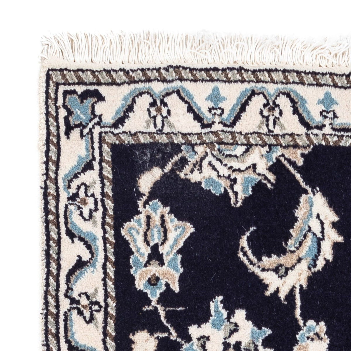 Perserteppich - Nain 142 x 66 cm - dunkelblau