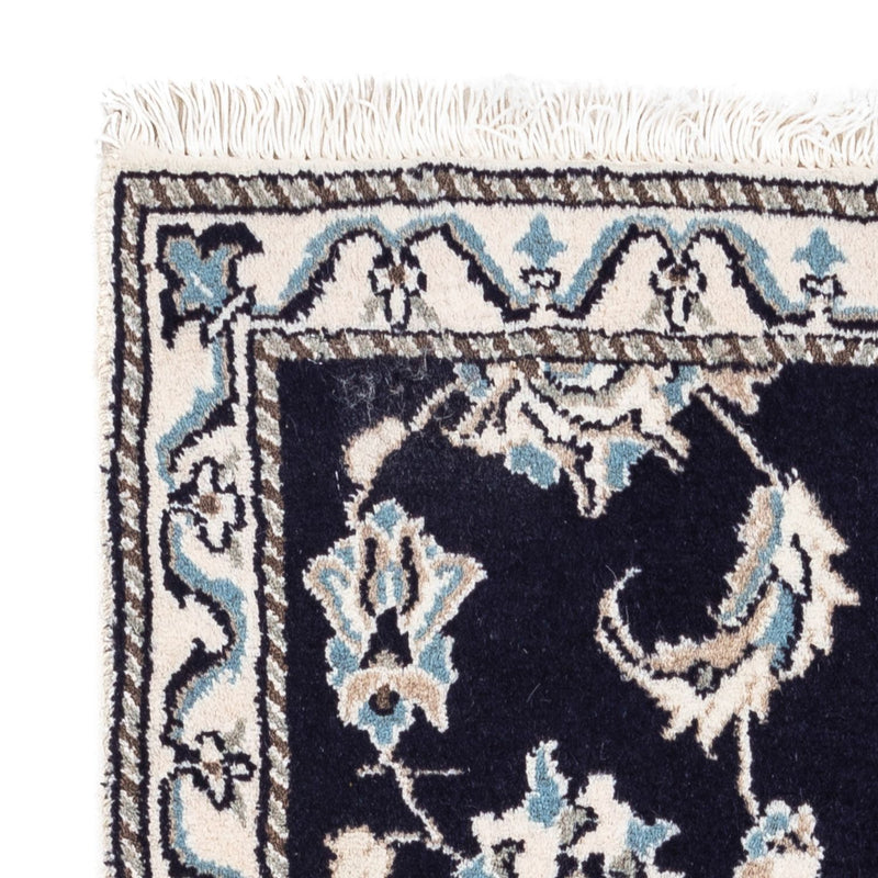 Perserteppich - Nain 142 x 66 cm - dunkelblau