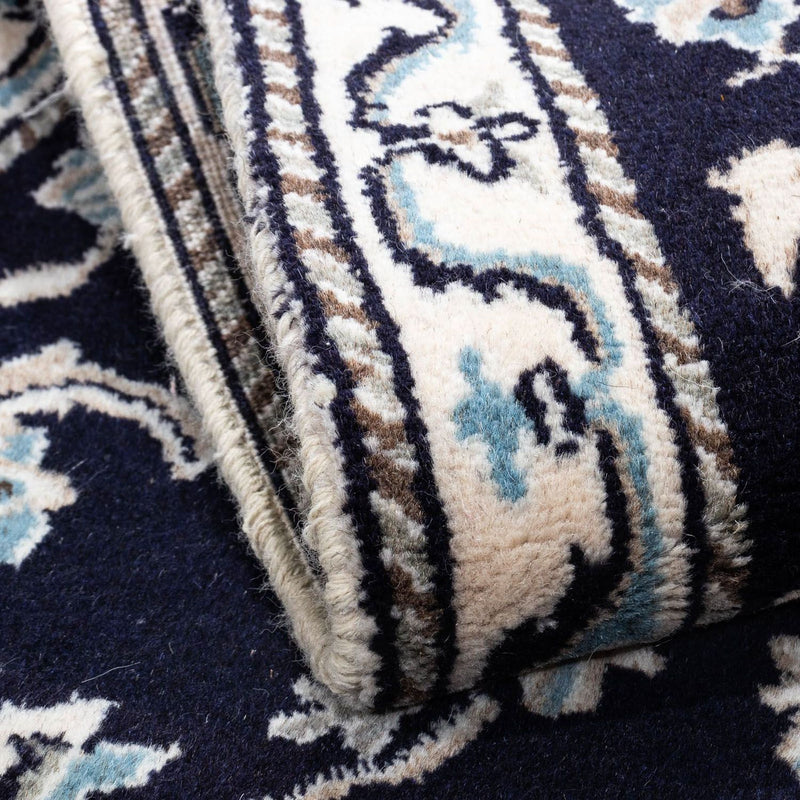 Perserteppich - Nain 142 x 66 cm - dunkelblau