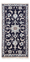 Nain Tappeto 68x136cm - Tappeto persiano - blu scuro - Rettangolo / Blu scuro / 68 x 136 cm Rettangolo