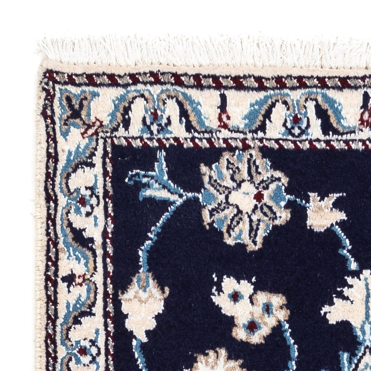 Perserteppich - Nain 141 x 67 cm - dunkelblau