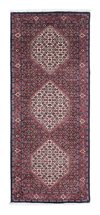 Tapis de couloir Tapis persan - Bidjar - 190 x 74 cm - bleu foncé