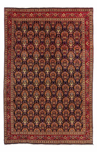 Tapis persan - Tabriz - Royal - 300 x 198 cm - bleu foncé