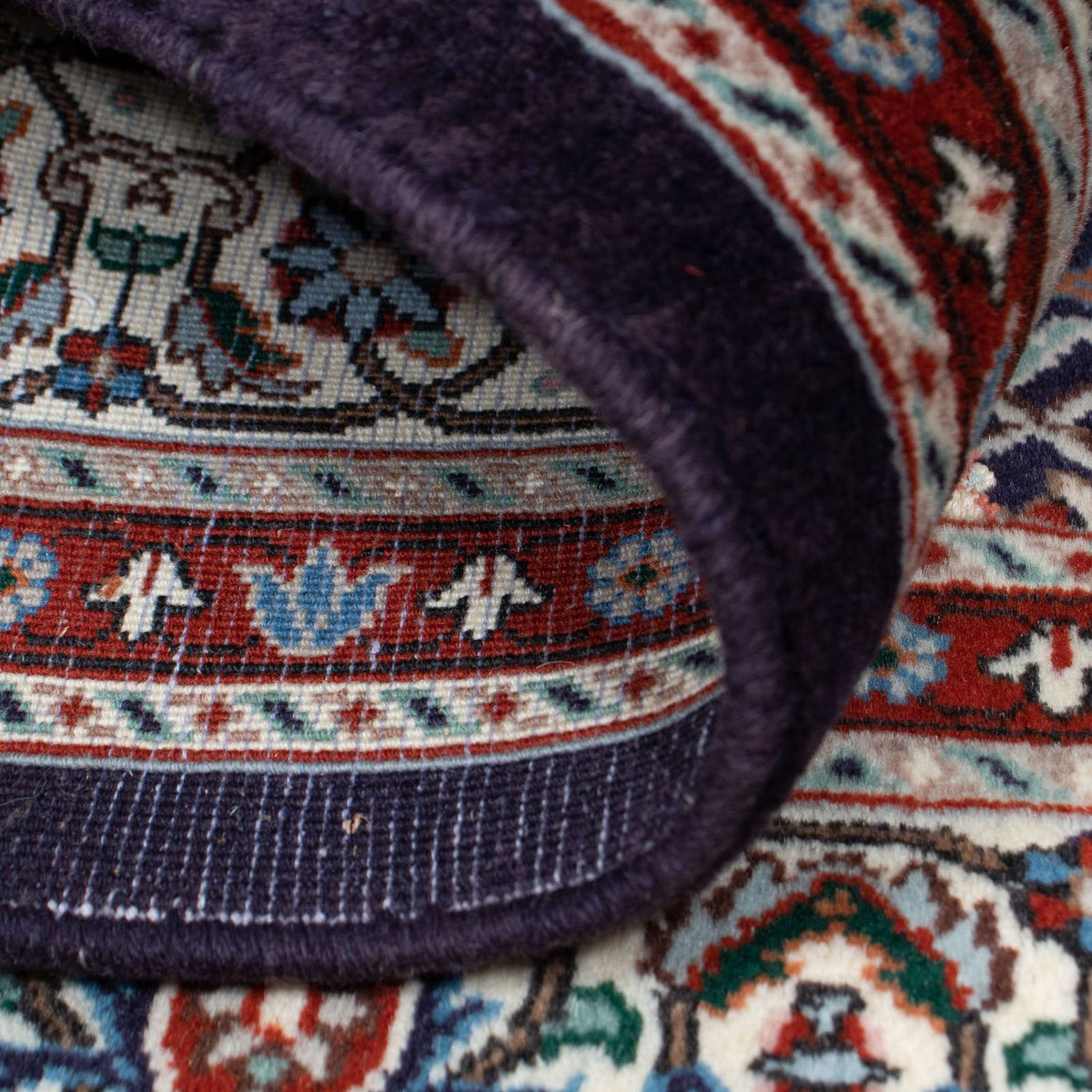 Perserteppich - Classic 104 x 103 cm - dunkelblau