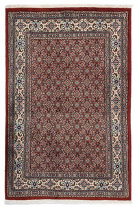 Tapis persan - Classique - 149 x 97 cm - rouge foncé