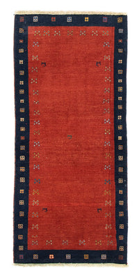Tapis de couloir Tapis Gabbeh - Loribaft Persan - 190 x 85 cm - rouge