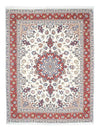 Tapis de Tabriz - 50 rangs Tapis 156x200cm - Tapis persan - beige - Rectangle / Beige / 156 x 200 cm Rectangle
