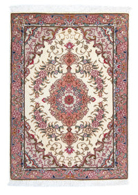 Tapis persan - Tabriz - Royal - 83 x 56 cm - beige
