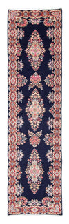 Rafsanjan Tappeto 96x407cm - Tappeto persiano - blu scuro - Passatoia / Blu scuro / 96 x 407 cm Passatoia
