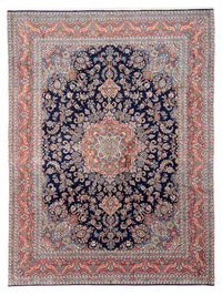 Tapis persan - Royal - 403 x 300 cm - bleu foncé
