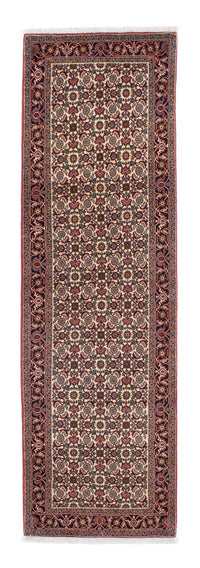 Tapis de couloir Tapis persan - Bidjar - 291 x 80 cm - beige