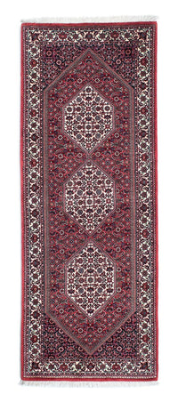 Tapis de couloir Tapis persan - Bidjar - 208 x 74 cm - rouge
