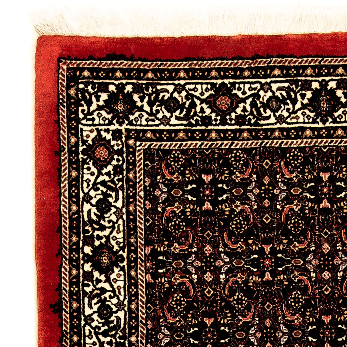 Bidjar Teppich 100x293cm - Perserteppich - dunkelrot