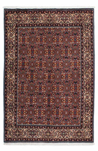 Tapis persan - Bidjar - 210 x 139 cm - rouge